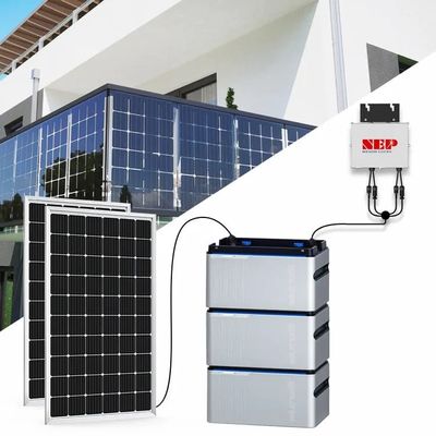 Качество  Plug And Play Balcony Solar System With Battery Micro Inverter Balcony Battery Фабрика