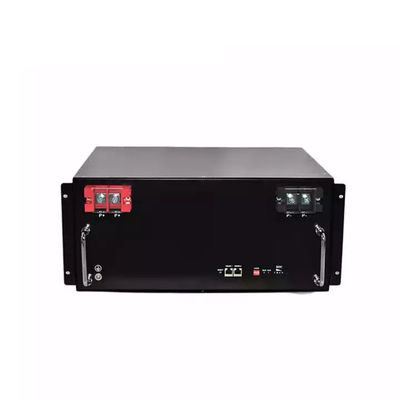 Умный шкаф сервера блока батарей 51.2v 48V Lifepo4 установил 5kw 100ah