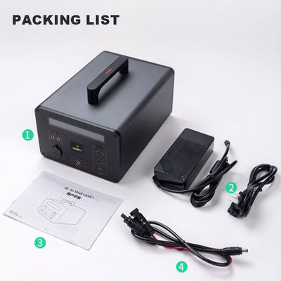 Быстрый генератор 220v 700w батареи станции Lifepo4 солнечной энергии лития обязанности для дома