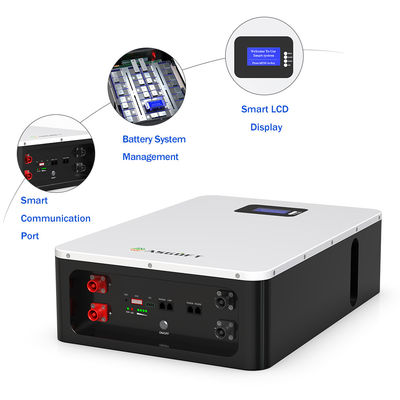 ASGOFT 6000 батарея лития powerwall 51.2v100ah 5.12kwh lifepo4 домочадца времени цикла 95% DOD