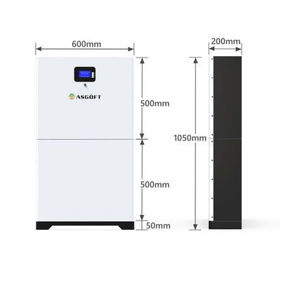 Солнечная батарея 51.2v 400ah фосфорнокислого железа Lifepo4 Powerwall лития