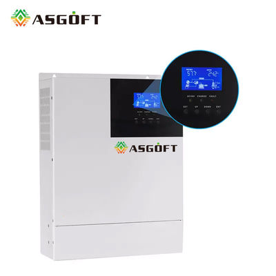 AC DC ASGOFT инвертор 3 участков солнечный с сети электропередач 5000w 220V