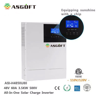 MPPT гибридное 5KW с управления инвертора 48V 80A умного WiFi решетки солнечного