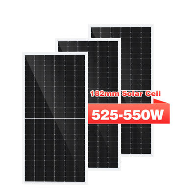 Прозрачная система панели солнечных батарей 450w 500w 540w Mono Bifacial для дома
