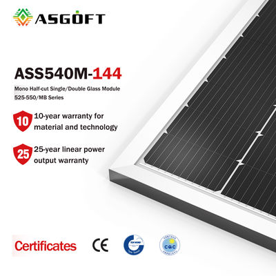 Установка солнечный Monocrystalline PV крыши обшивает панелями 540 ватт 600w 550 Wp