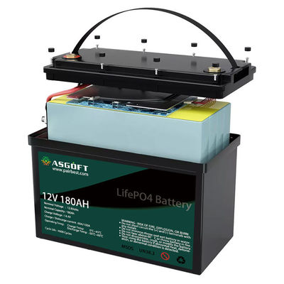 ODM цикла перезаряжаемые блока батарей лития 180ah Lifepo4 12V глубокий