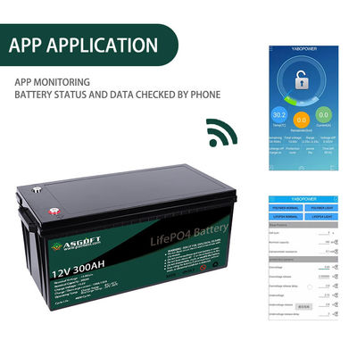 Ион лития вольта Lifepo4 блока батарей 300ah 12 лития ASGOFT 12V