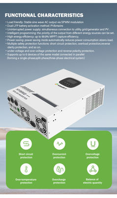 Гибрид ODM солнечный на Dc инвертора 3.5KW 5.5KW решетки к Ac 12V