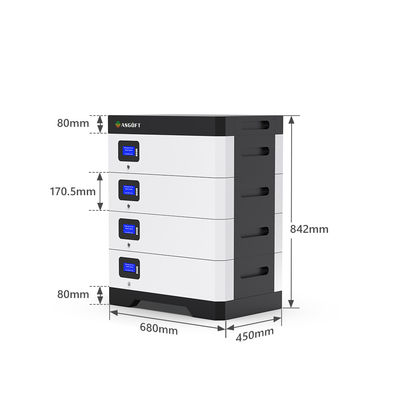 Резервная система генератора 200Ah солнечной батареи Powerwall лития 48v