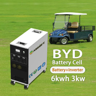 банк силы инвертора 6Kwh lifepo4 Battery&amp;3KW на открытом воздухе поручая портативный