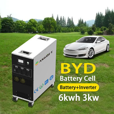 Asgoft 3kw 6kwh 25.6v заряжатель все 235ah домашний или на открытом воздухе портативный в одном солнечном генераторе