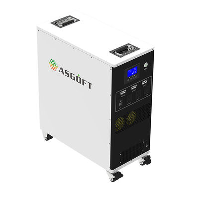Asgoft 3kw 6kwh 25.6v заряжатель все 235ah домашний или на открытом воздухе портативный в одном солнечном генераторе