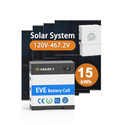 Ess 153.6v Литий-ионный аккумулятор 100Ah 256V Складывается все в одной системе высоковольтная гибридная батарея для хранения энергии