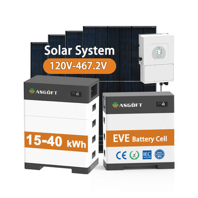 Ess 153.6v Литий-ионный аккумулятор 100Ah 256V Складывается все в одной системе высоковольтная гибридная батарея для хранения энергии