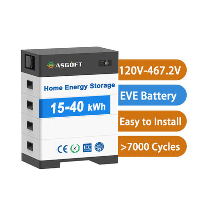Ess 153.6v Литий-ионный аккумулятор 100Ah 256V Складывается все в одной системе высоковольтная гибридная батарея для хранения энергии