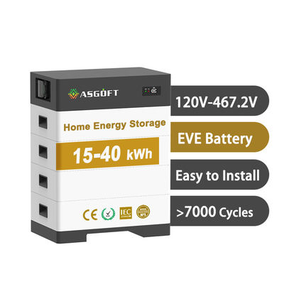 Ess 153.6v Литий-ионный аккумулятор 100Ah 256V Складывается все в одной системе высоковольтная гибридная батарея для хранения энергии