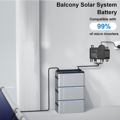 Микроинвертор Балкона Солнечная система 800w Балкона Солнечный аккумулятор с солнечной панелью