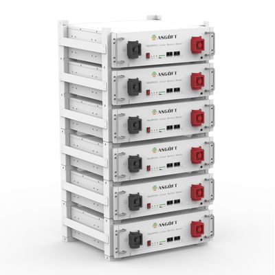 Складируемая батарея 51.2V LiFePO4 для хранения энергии 5KWH-30KWH UL сертификация