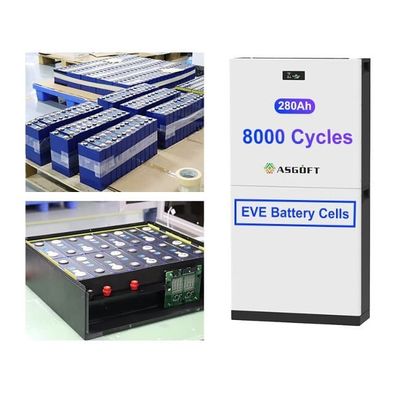 51.2V 300Ah 15kwh Литий-ионный LiFePO4 Батарейный комплект Энергохранилище Солнечная батарея