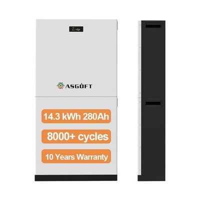 8000 циклов Солнечный аккумулятор LiFePO4 51.2V 280Ah 15Kwh Аккумулятор для хранения энергии