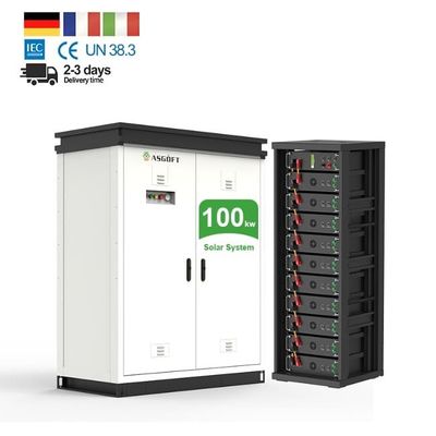 Высоковольтное 50 кВтч литиевое аккумулятор LiFePo4 100 кВтч для системы накопления солнечной энергии